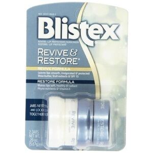 New in Box Vintage Blistex Revive & Restore lip protectant chapstick Day/Night